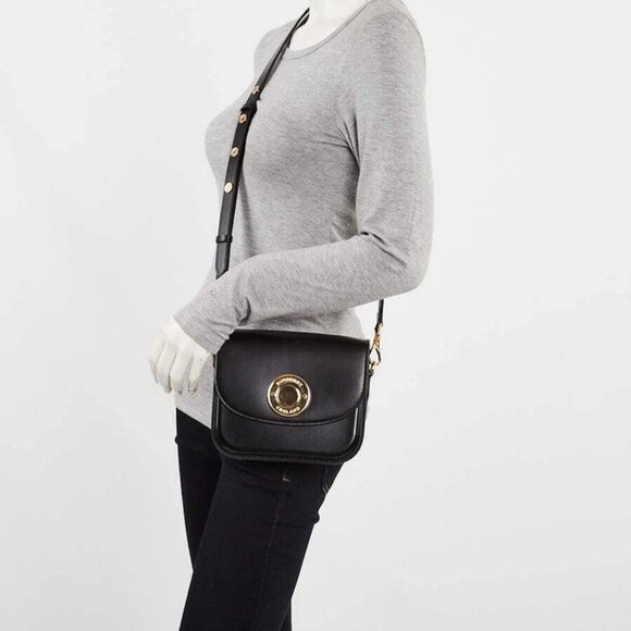 Burberry Black Calfskin Leather Small Elizabeth Crossbody Bag - Picture 2 of 10